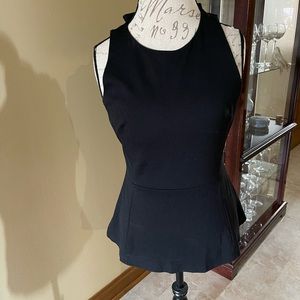 Black Kate Spade ♠️ stretch peplum top